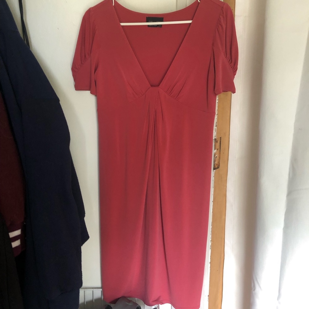 Dark pink dress